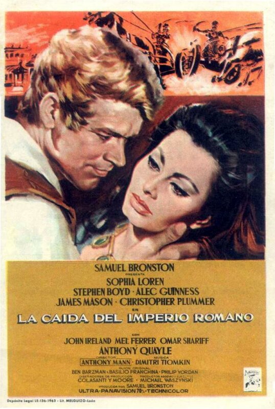 La caída del imperio romano (1964 Épico Anthony Mann) BDRip