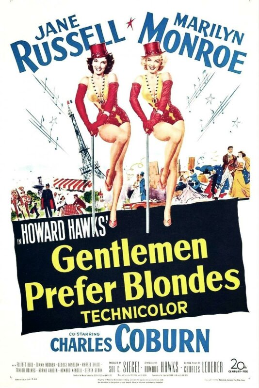 Los caballeros las prefieren rubias (1953 Musical Romántica) BDrip