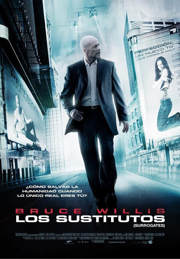 Los sustitutos (2009).(Surrogates) HD 1080p (Spanish-English+Subs)