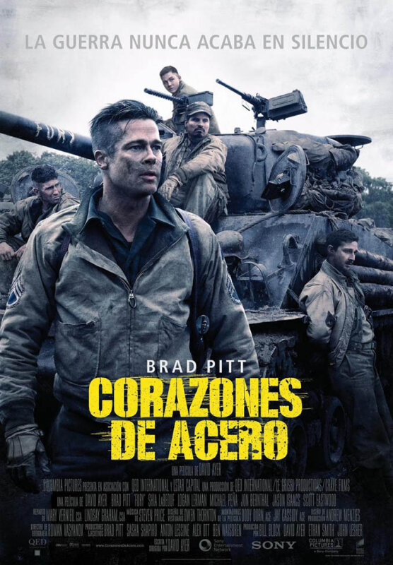 Corazones de acero (2014).HD 1080p.