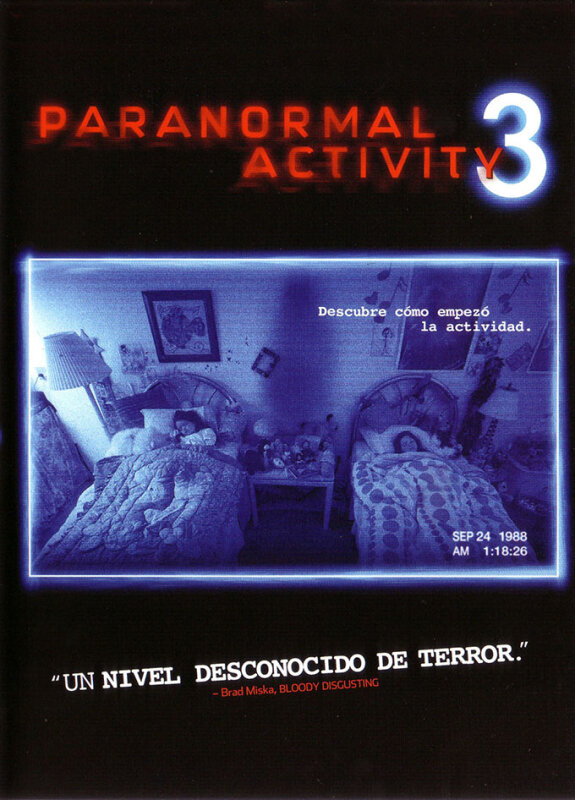 Paranormal activity 3 (2011).Versión Unrated 1080p.