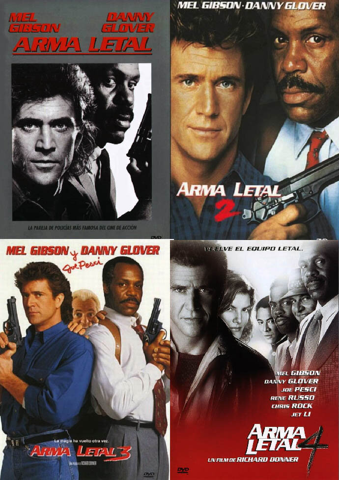 Arma Letal (Cuatrilogia) BDrip 1080p.