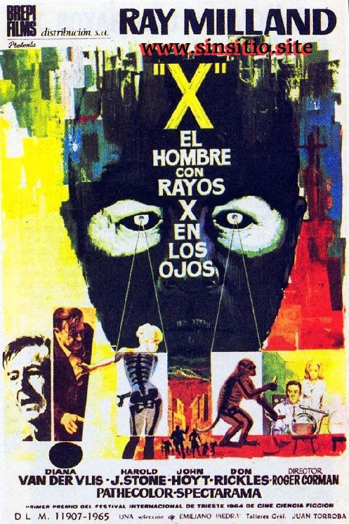 El hombre con rayos X en los ojos (1963).HDrip 720p (Spanish-English+Subs) [Roger Corman]