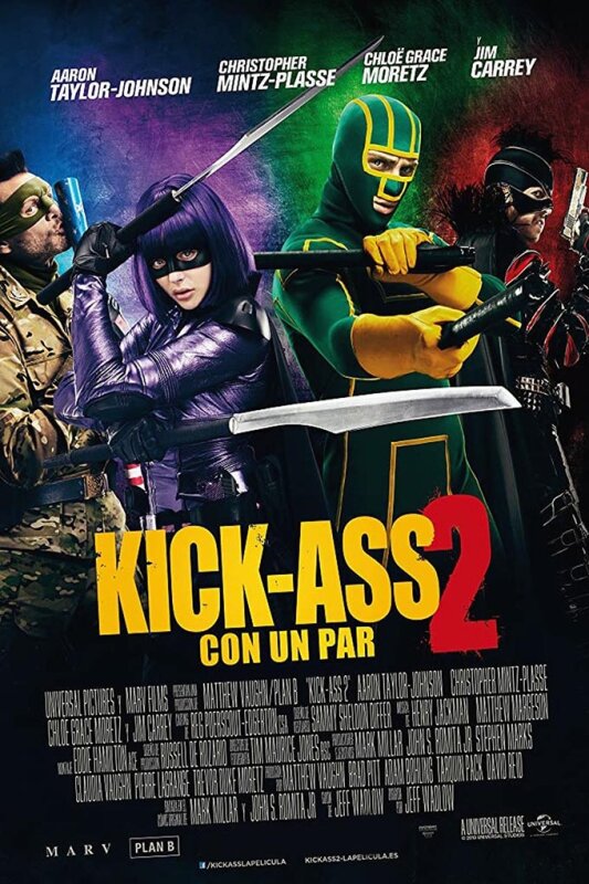 Kick Ass 2,Con un par (2013). HD 720p.