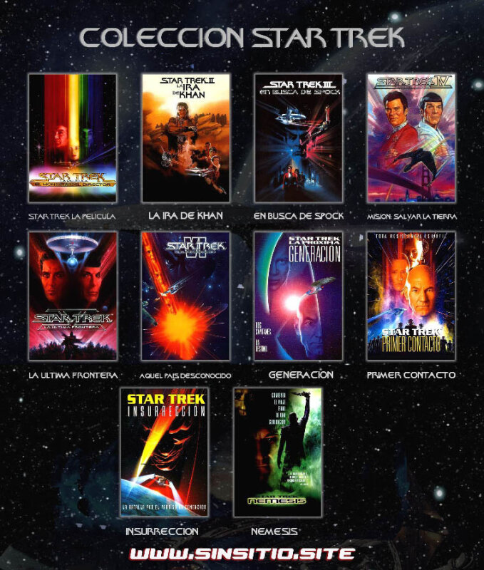 Saga Star trek (1979-2002).HD 1080p/BDrip 1080p.
