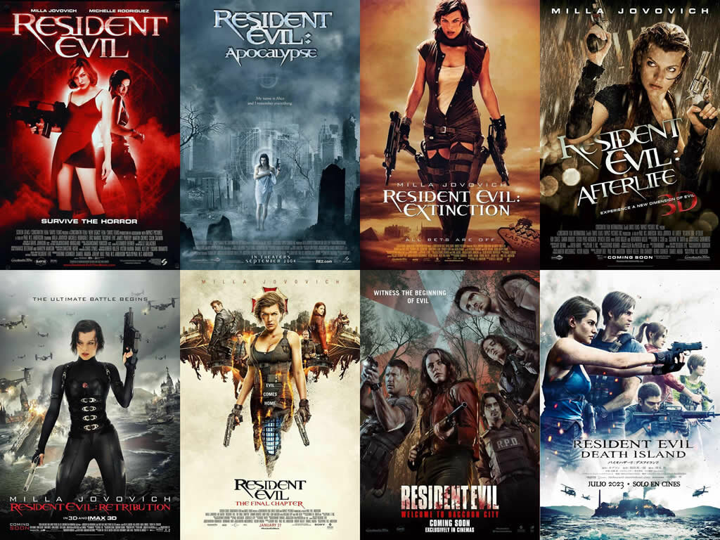 SAGA RESIDENT EVIL Y EXTRAS