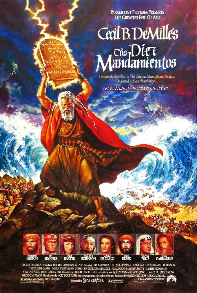 Los diez mandamientos (1956).BDrip 1080p+DVDRip Xvid.