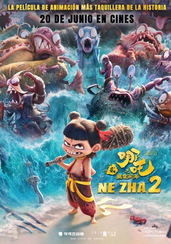 Ne Zha 2 (哪吒之魔童闹海) (2025) [1080p WEB HEVC X265 Mandarín + Sub. Esp. + Man] By CLYON