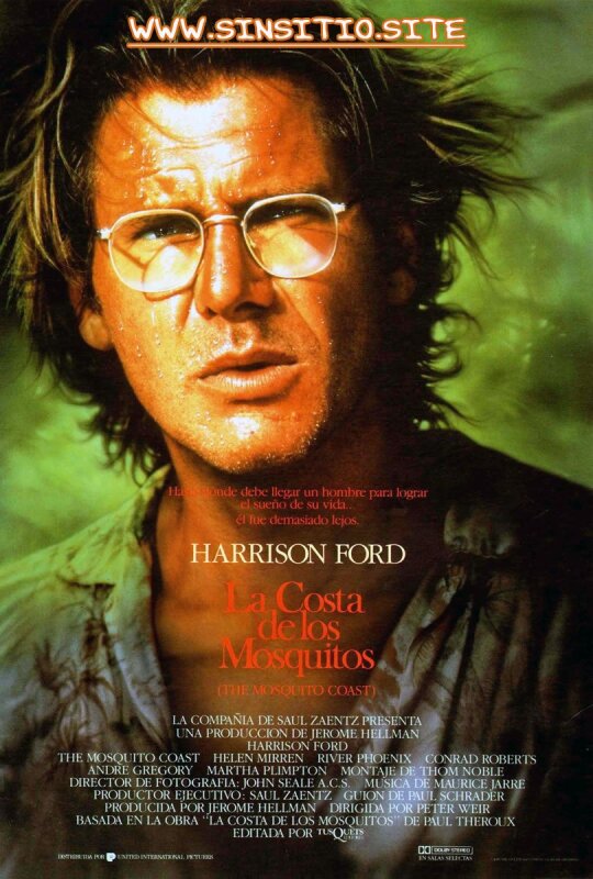 La costa de los mosquitos (1986).[The mosquito coast].BDRip 720p.