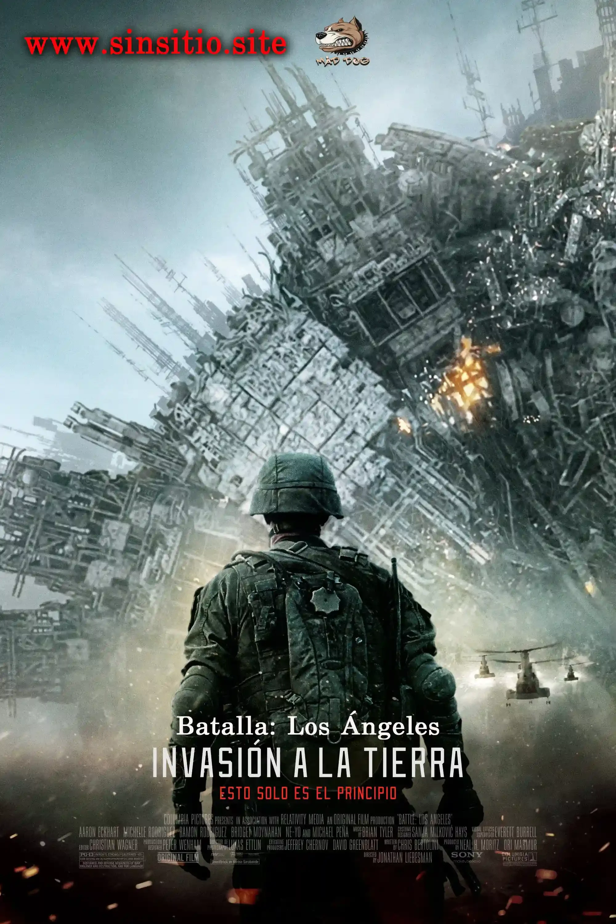 Invasión a la tierra (2011).(Battle Los Angeles) BDrip 1080p (Spanish-English+Subt)