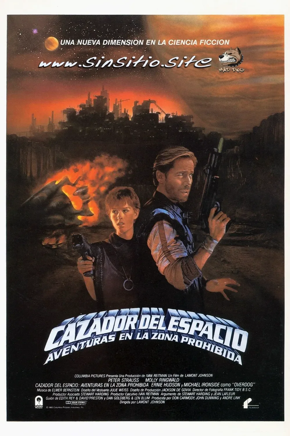 Cazador del espacio Aventuras en la zona prohibida (1983). HD 720p (Spanish-English+Subt)