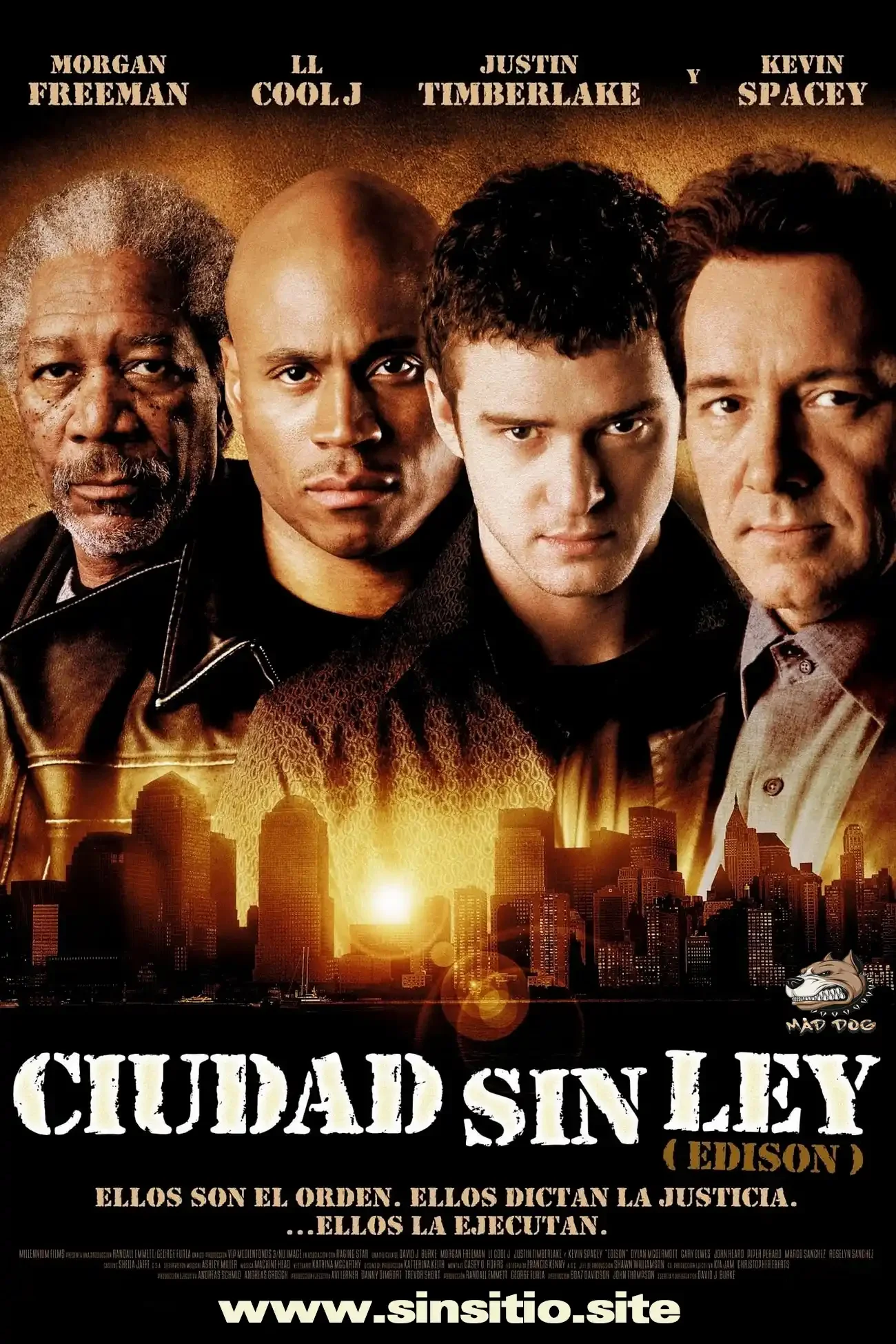 Ciudad sin ley (2005).(Edison City).BDRip 1080p (Spanish)
