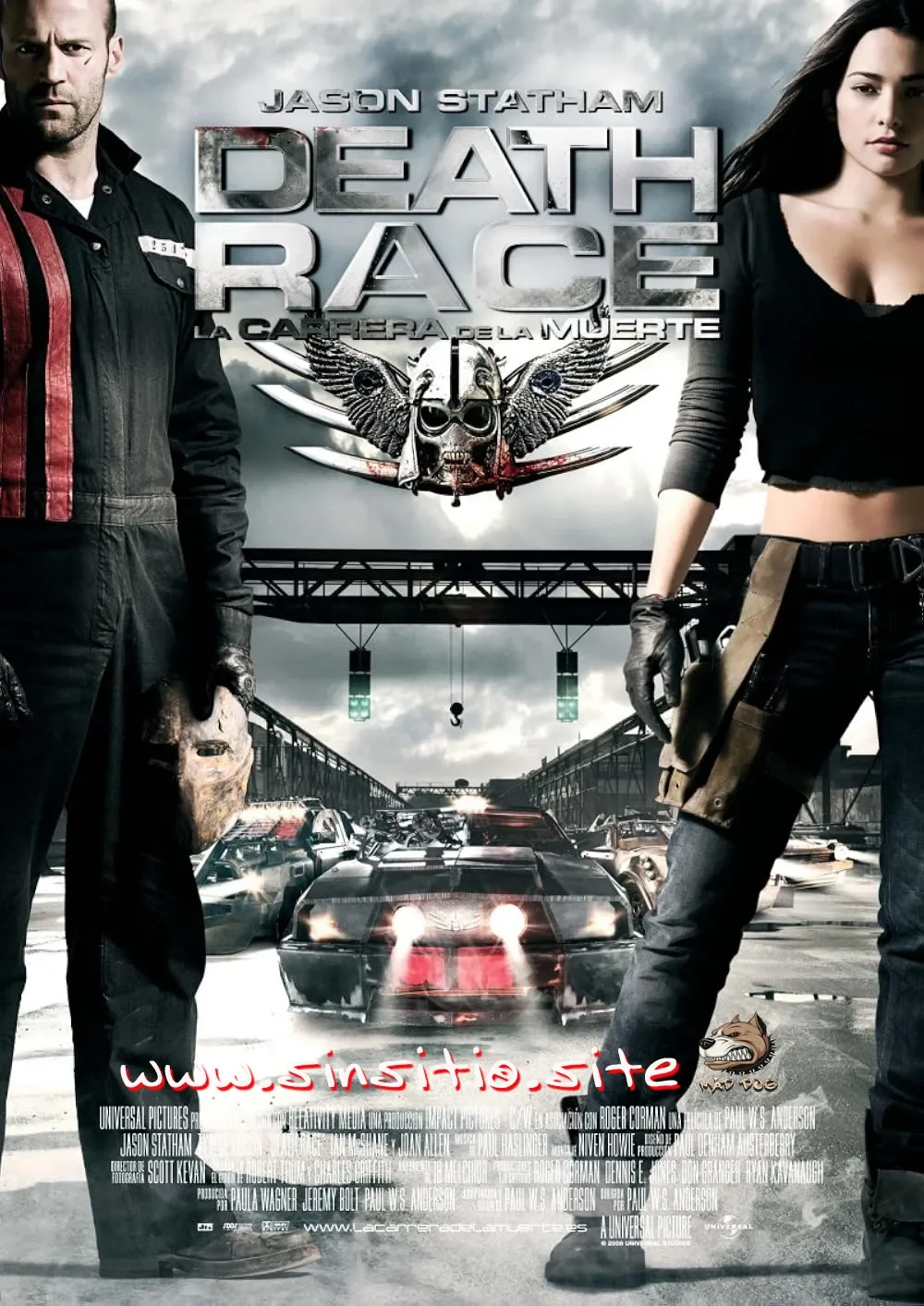 Death Race La carrera de la muerte (2008).HEVC BDRip1080p (Spanish-English+Subt)