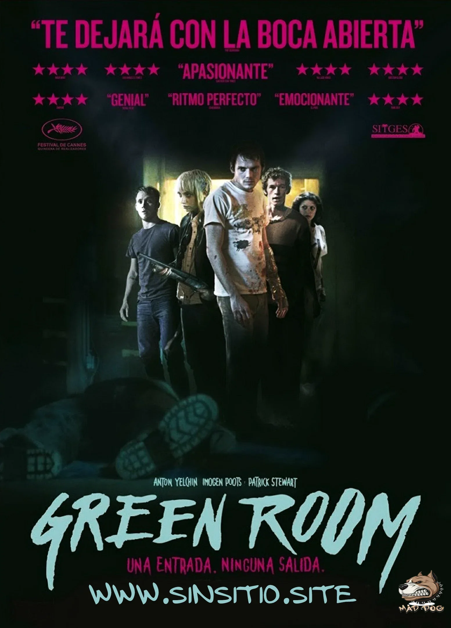 Green Room (2015).BDrip 1080p (Spanish-English+Subt)