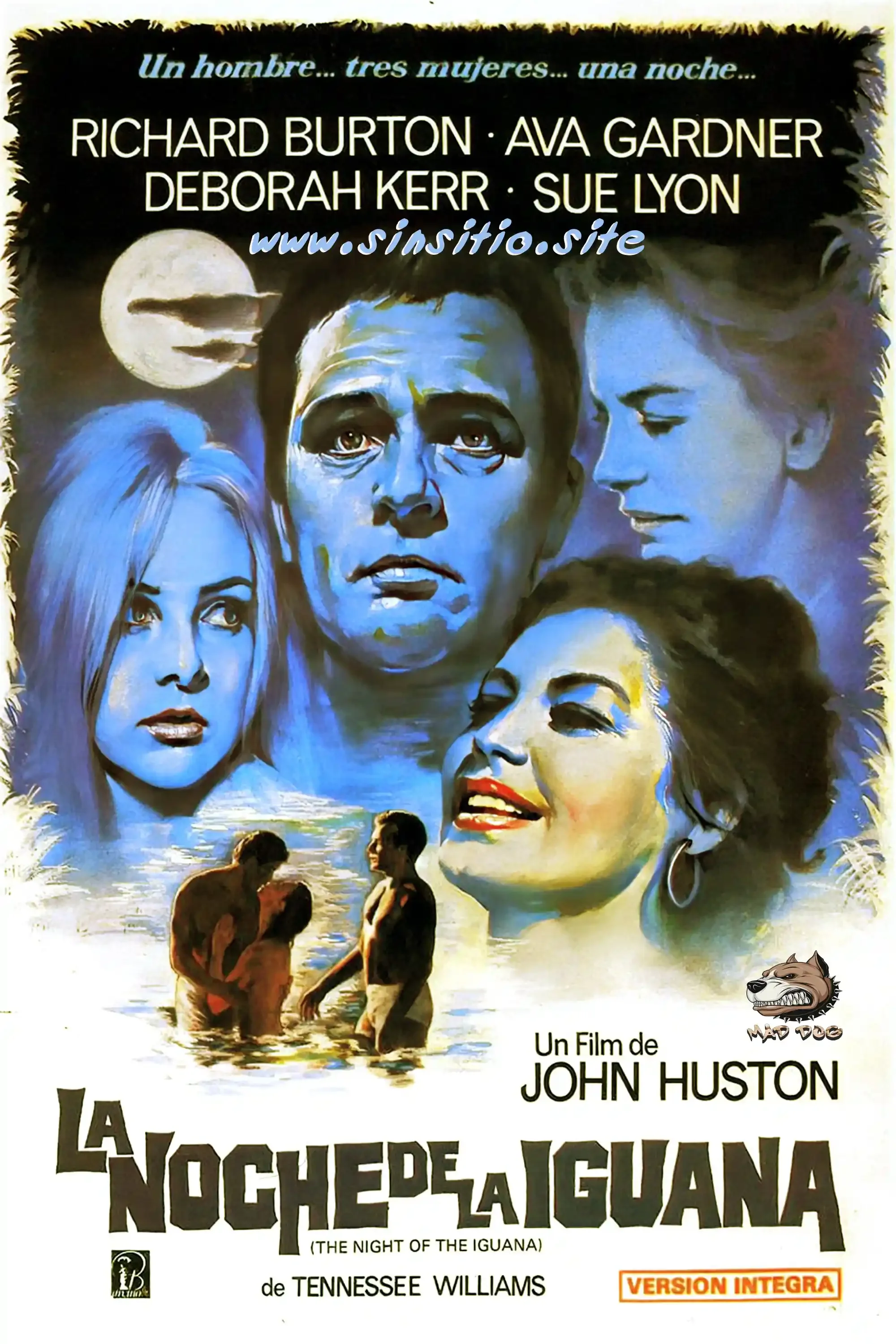 La noche de la iguana (1964).(John Huston).HEVC BDRip1080p (Spanish-English+Subt)