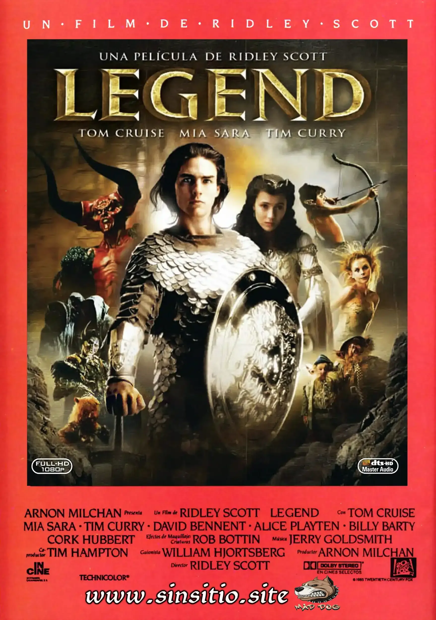 Legend (1985).(V.Ext) BDRip 1080p (Spanish-English+Subt)