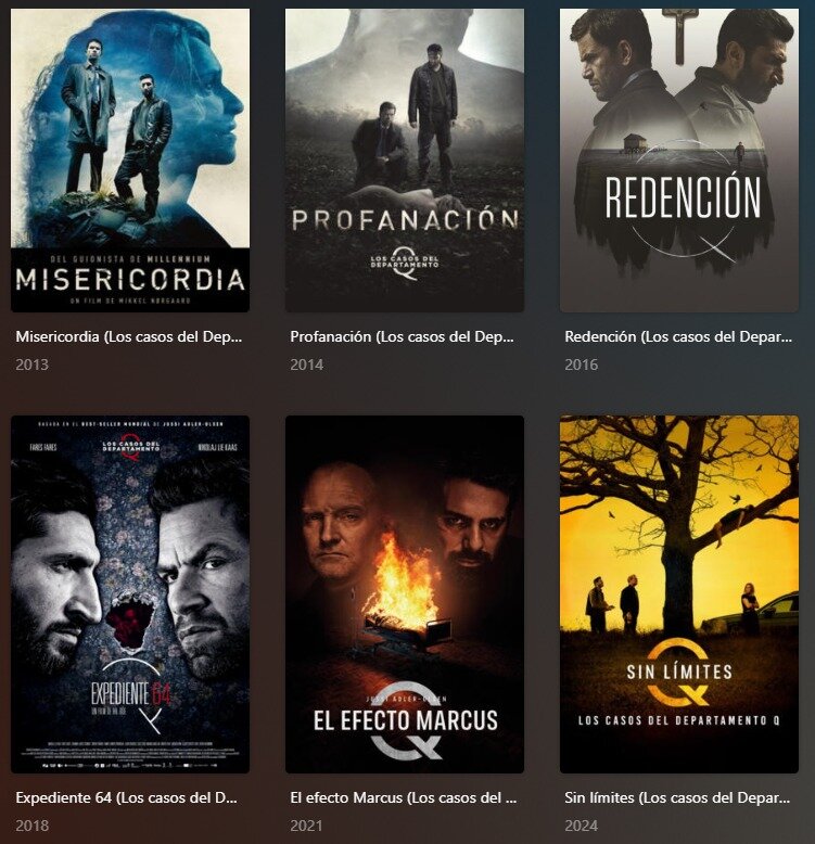 Los casos del departamento Q SAGA COMPLETA (2013-2024) [CLYON]