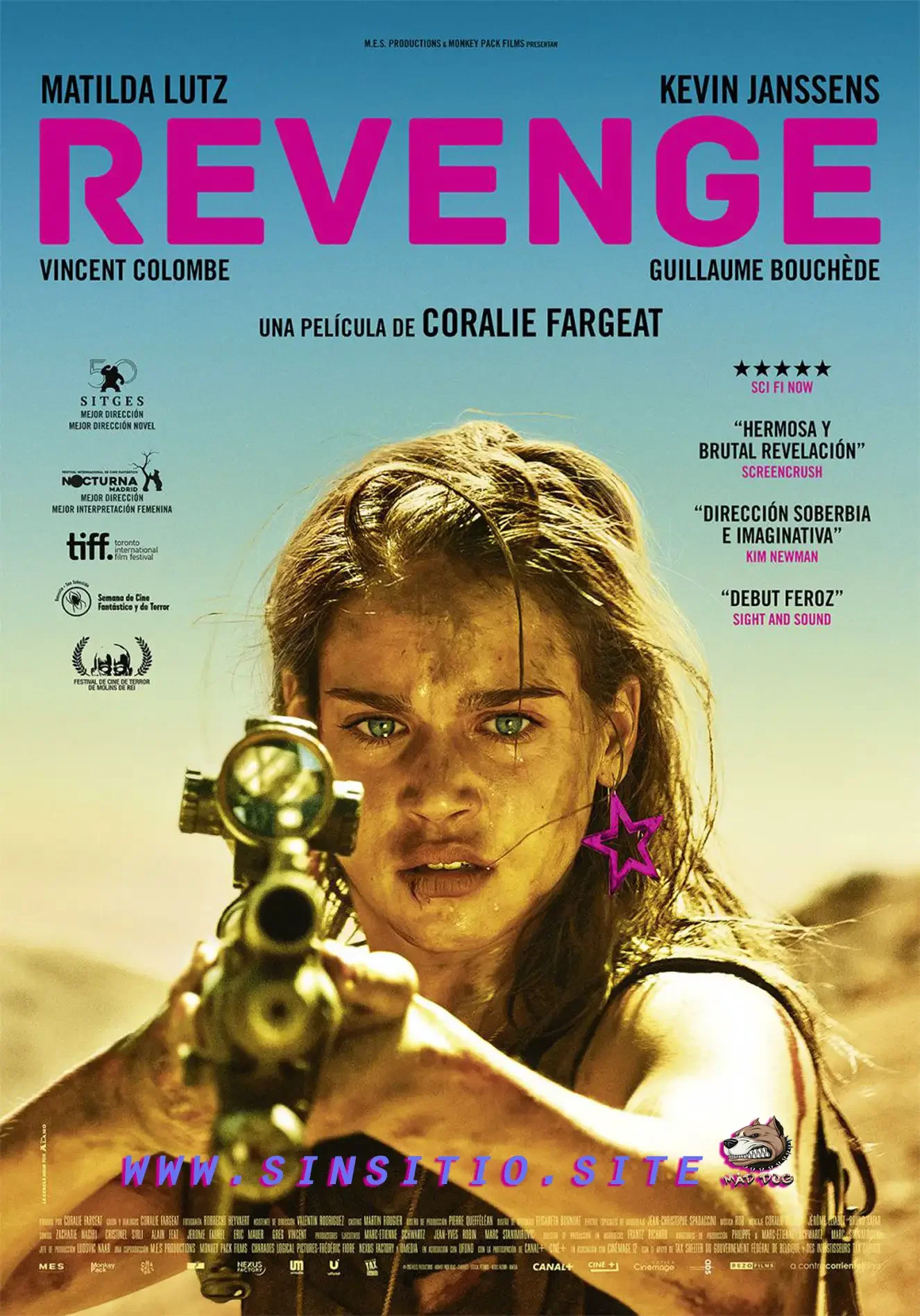 Revenge (2017).BDrip 720p (Spanish-Francés+Subt)