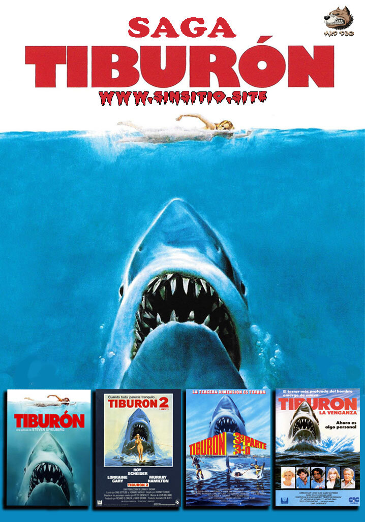 Saga Tiburón (1975-1987) HEVC HD 1080p + BDRip 1080p (Spanish-English+Subt)