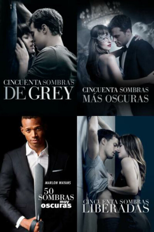 Saga Cincuenta Sombras de Grey con extras