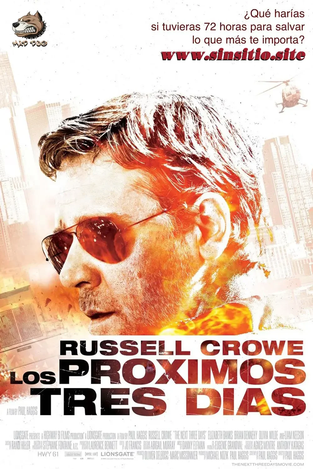 Los próximos tres días (2010).BDrip 1080p (Spanish-English+Subt)