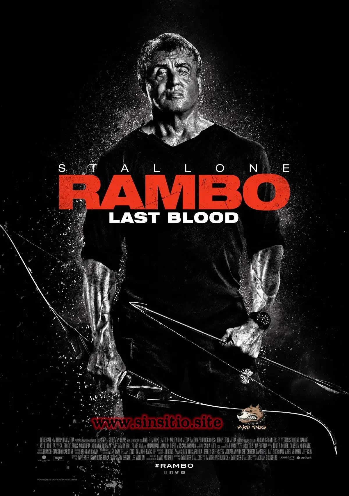 Rambo, Last Blood (2019).(Versión Extendida) HD 1080p (Spanish-English+Subt)