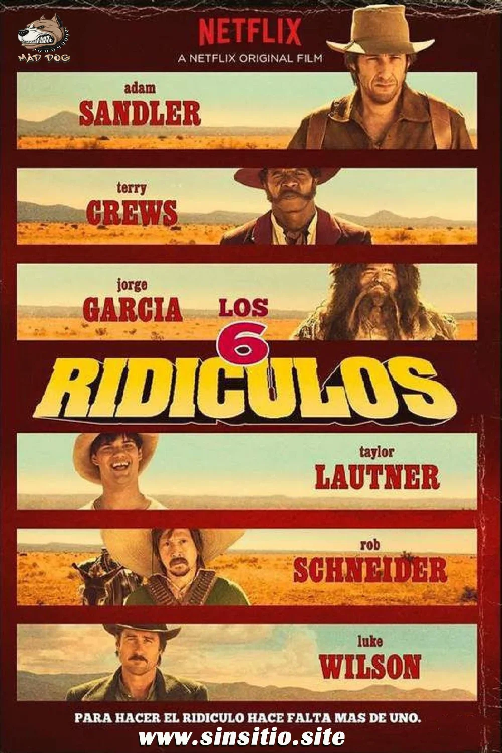 The Ridiculous 6 (2015).BDrip 1080p (Spanish+Subt)