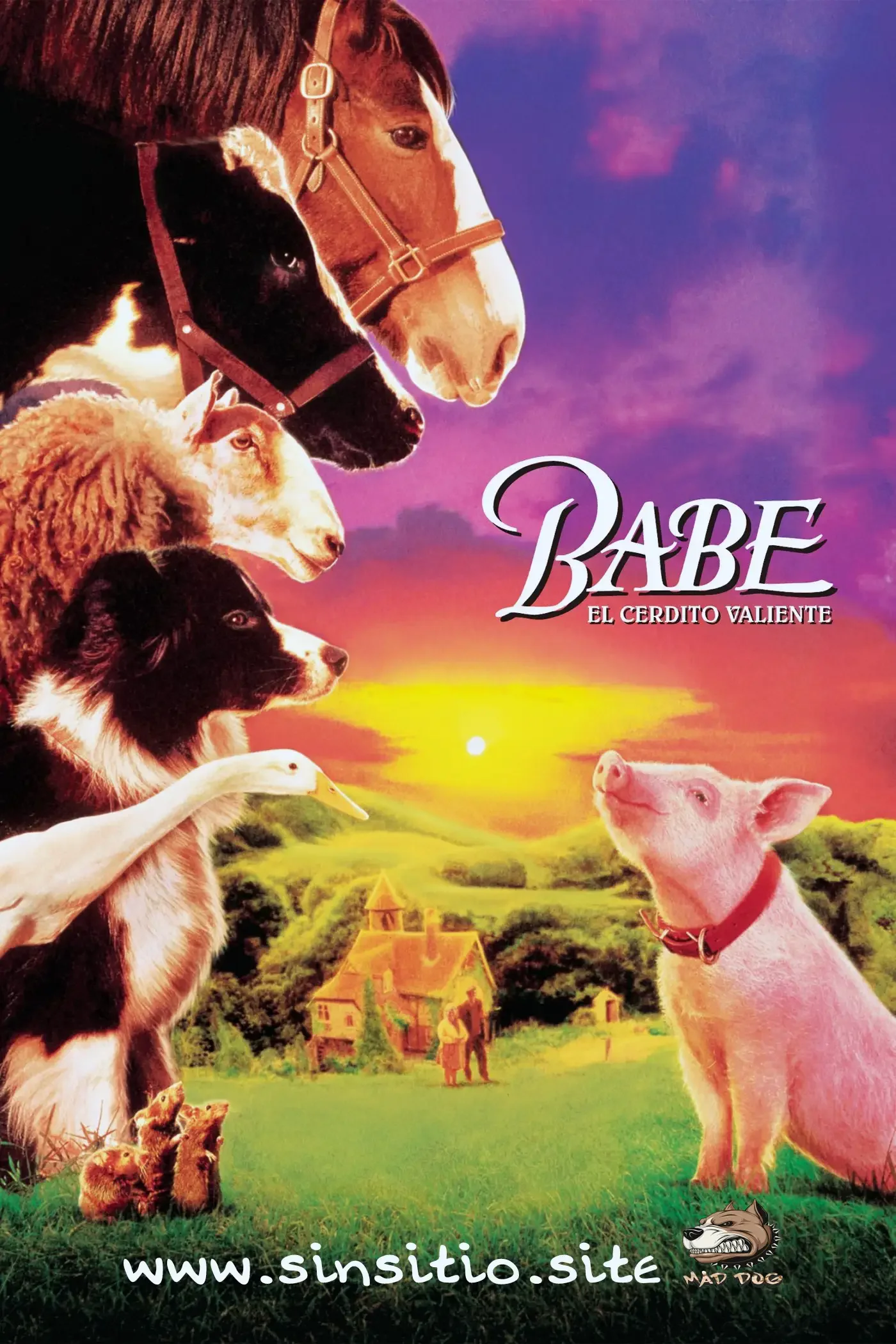 Babe, el cerdito valiente (1995).HEVC BDrip 1080p (Spanish-English+Subt)