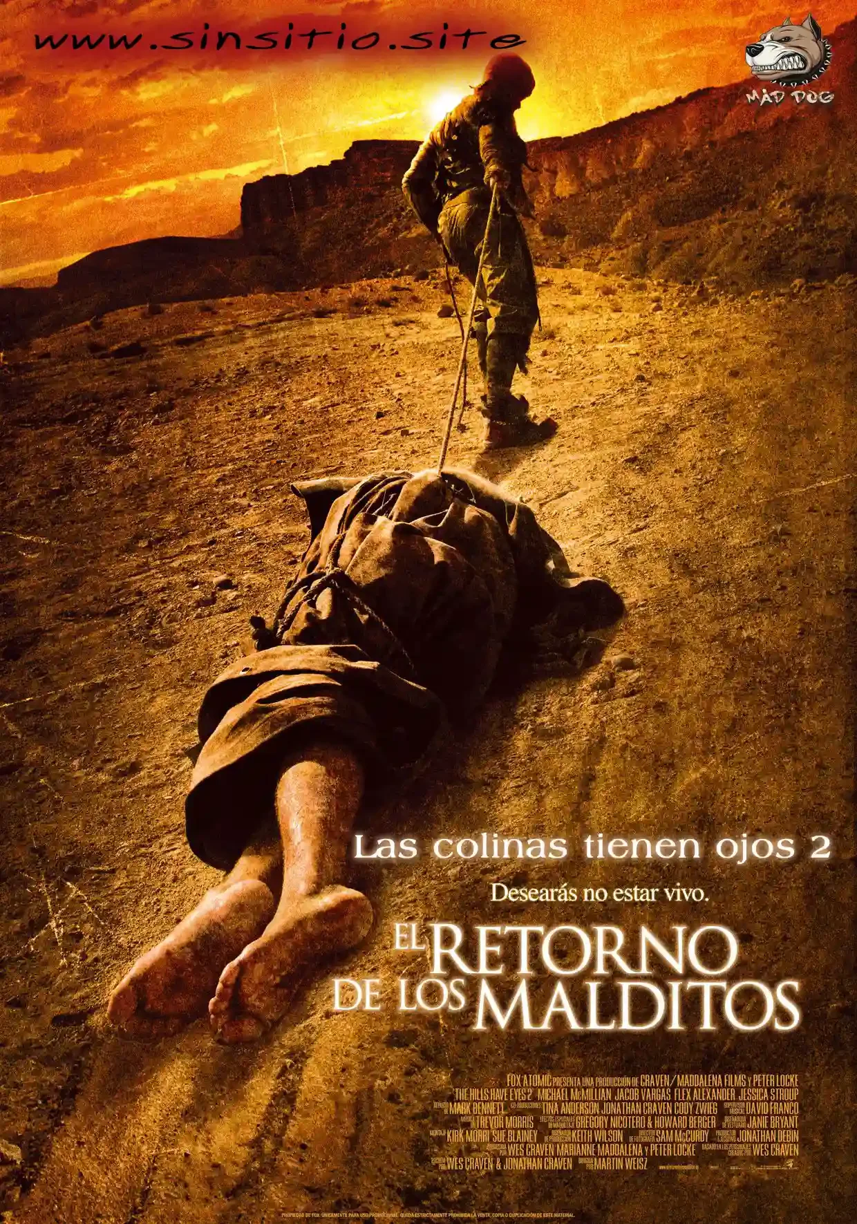 Las colinas tienen ojos 2 (2007).(El retorno de los malditos) BDrip 1080p (Spanish-English+Subt)