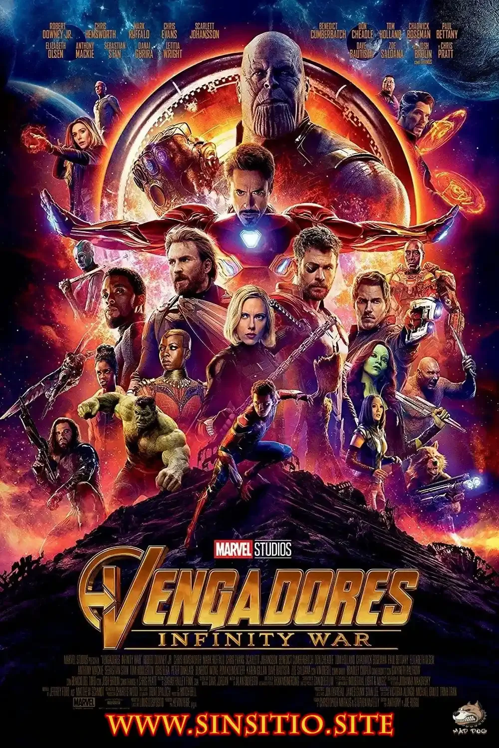 Los Vengadores Infinity War (2018).HD 1080p (Spanish-English+Subt)
