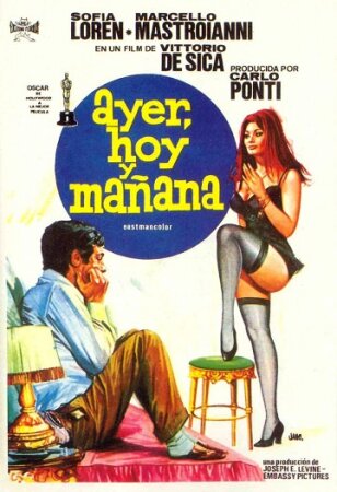 Ayer, hoy y mañana (1963 Comedia) DVDrip