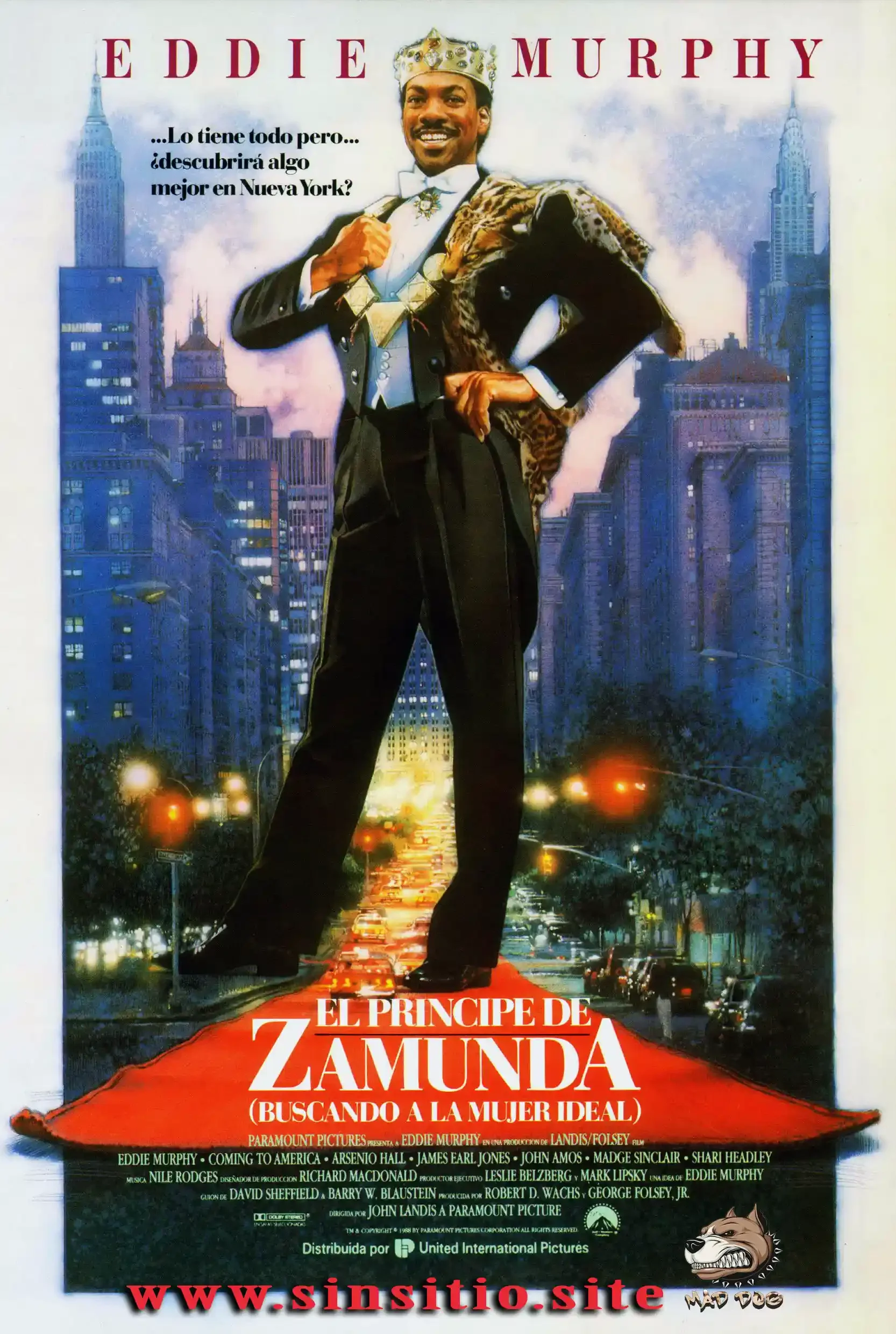 El príncipe de Zamunda (1988).BDrip 720p (Spanish-English+Subs)