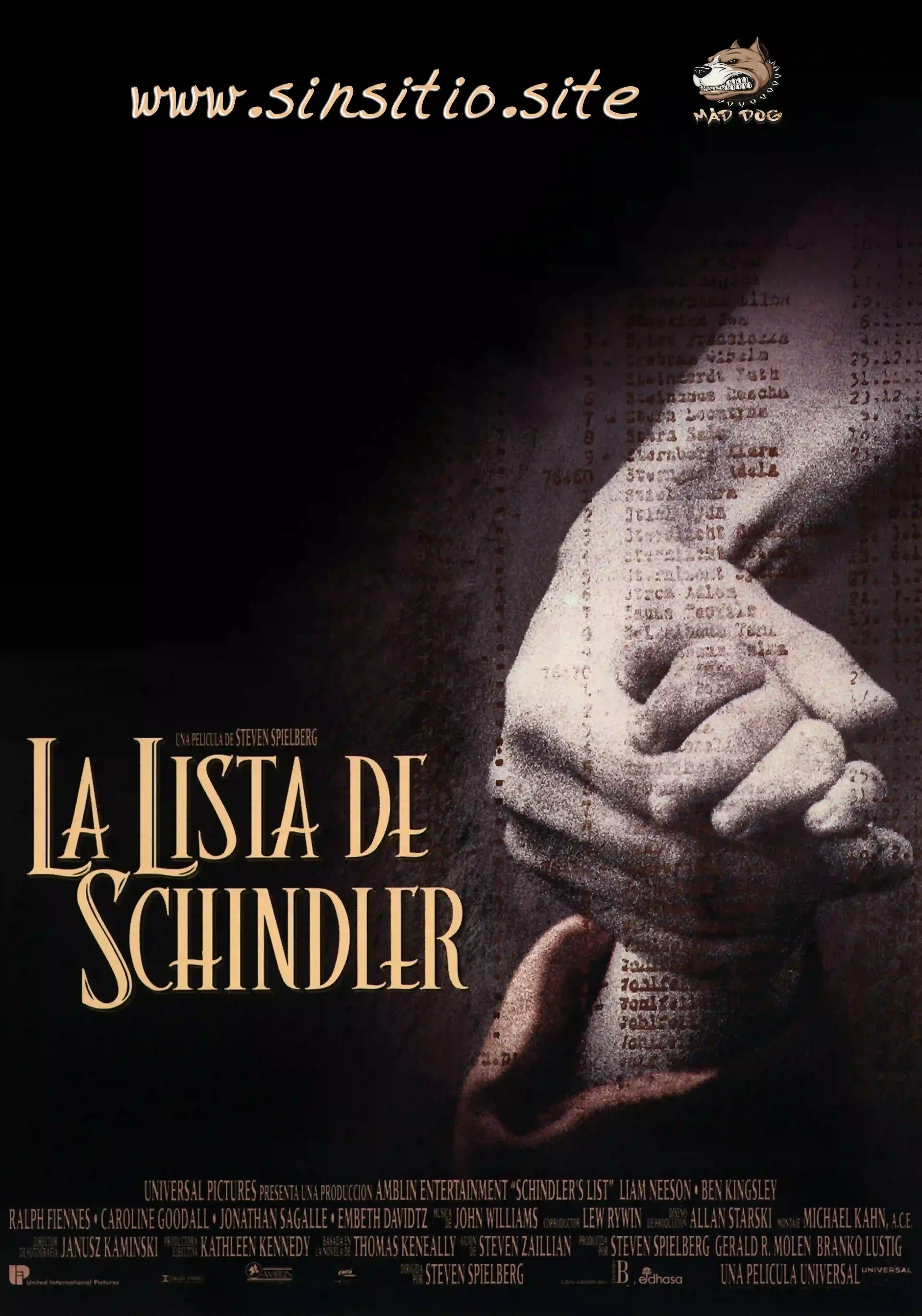 La lista de Schindler (1993).BDrip 1080p (Spanish-English+Subt)