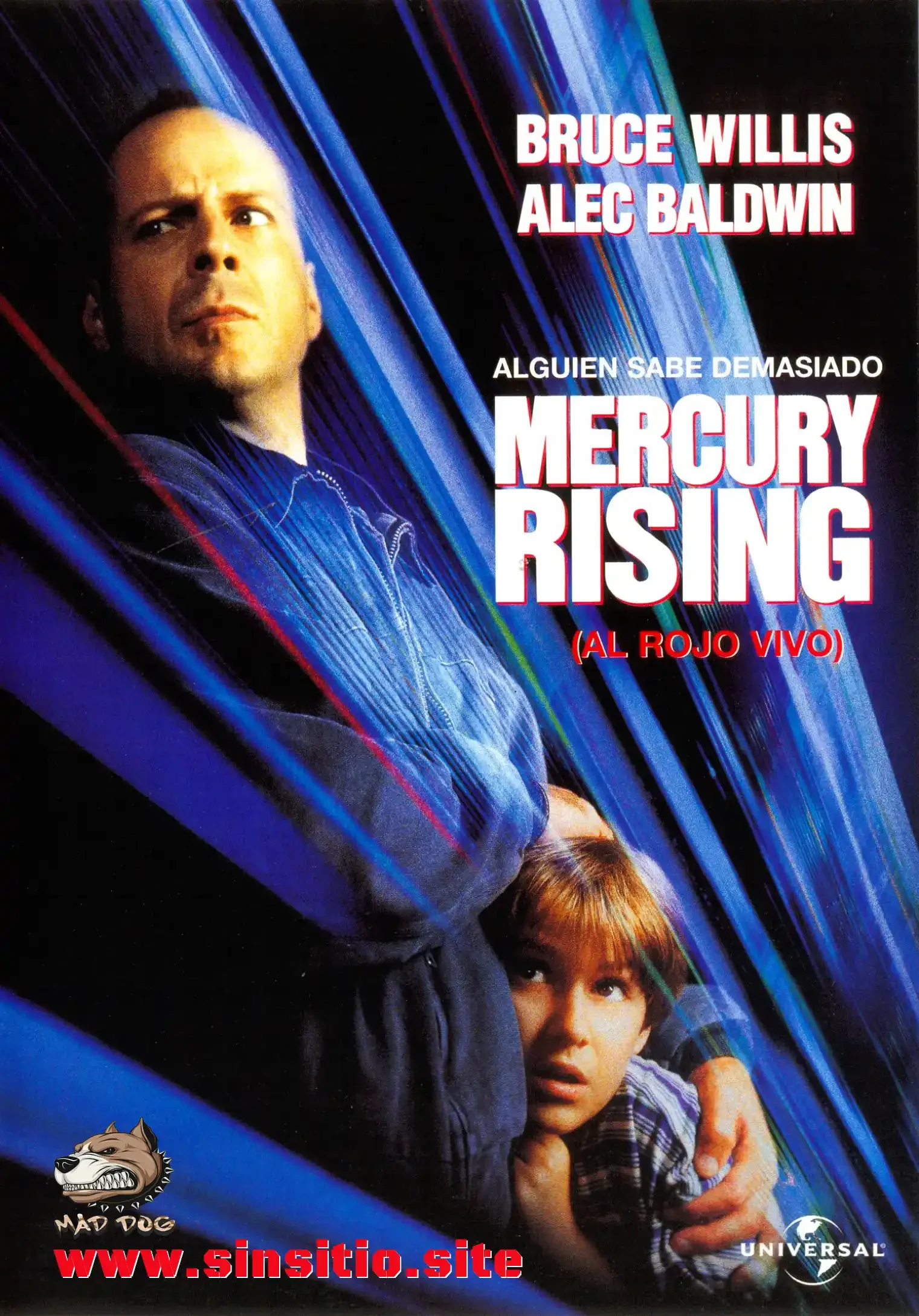 Al rojo vivo (1998).(Mercury rising).(Remasterizada).HEVC HD 1080p (Spanish-English+Subs)