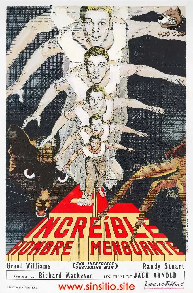 El increible hombre menguante (1957). HDrip 720p (Spanish-English+Subs)