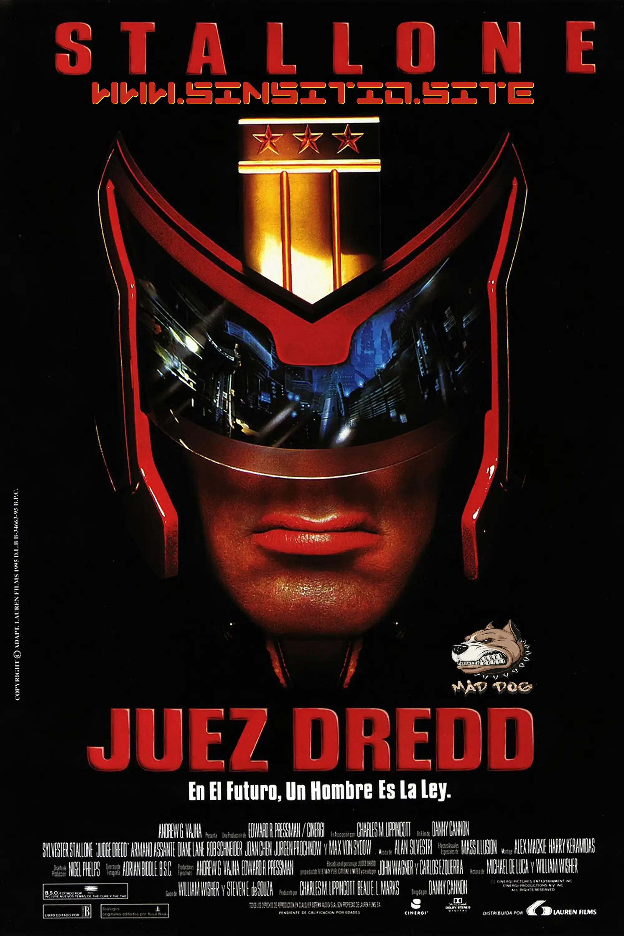 Juez Dredd (1995).BDrip 1080p (Spanish-English+Subs)