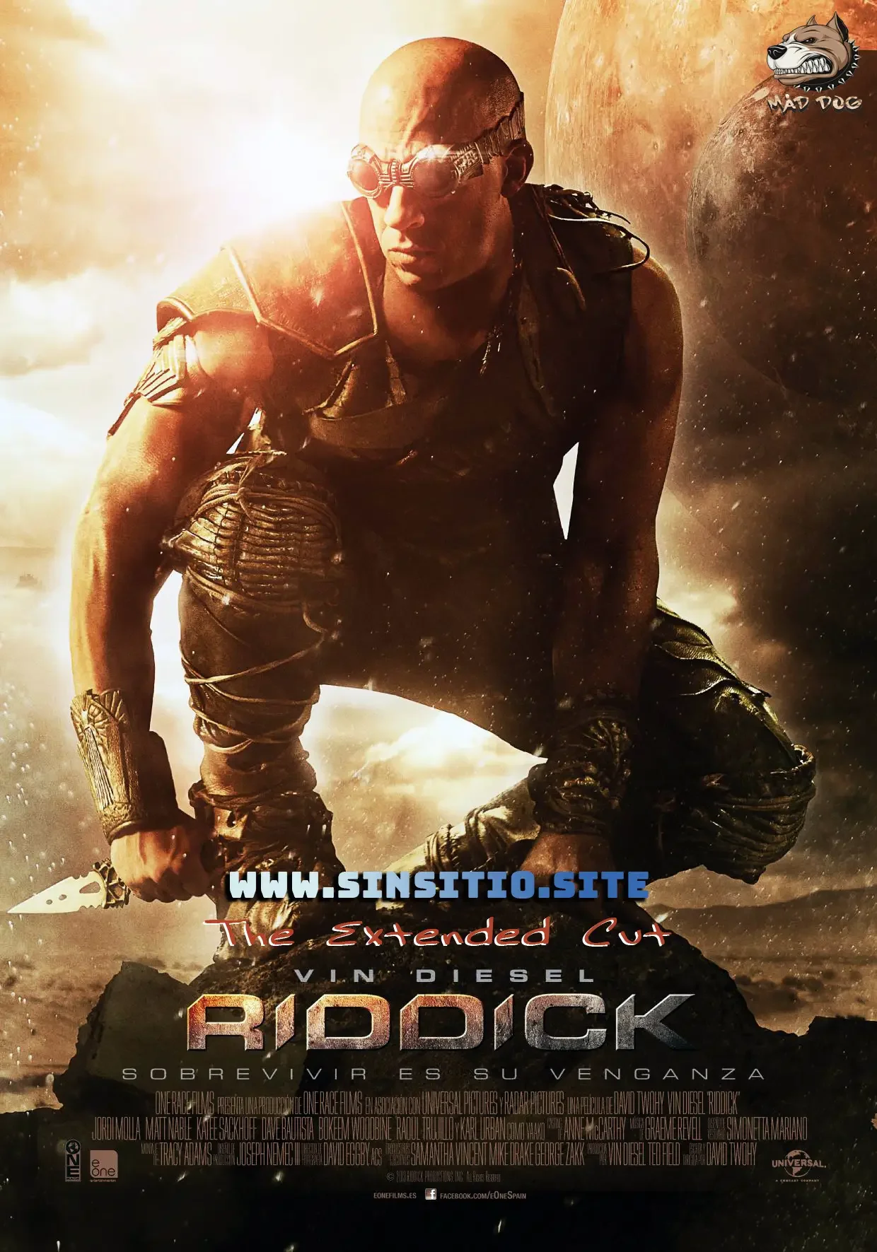 Riddick (2013).(The Extended Cut) BDrip 1080p (Spanish-English+Subs)(By josemanuelps)