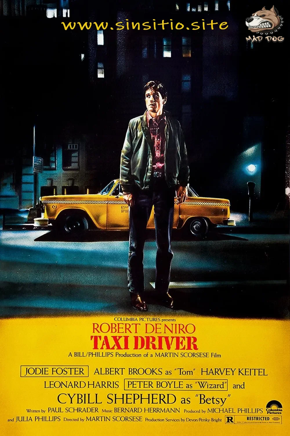 Taxi driver (1976).BDrip 1080p (Spanish-English+Subt)