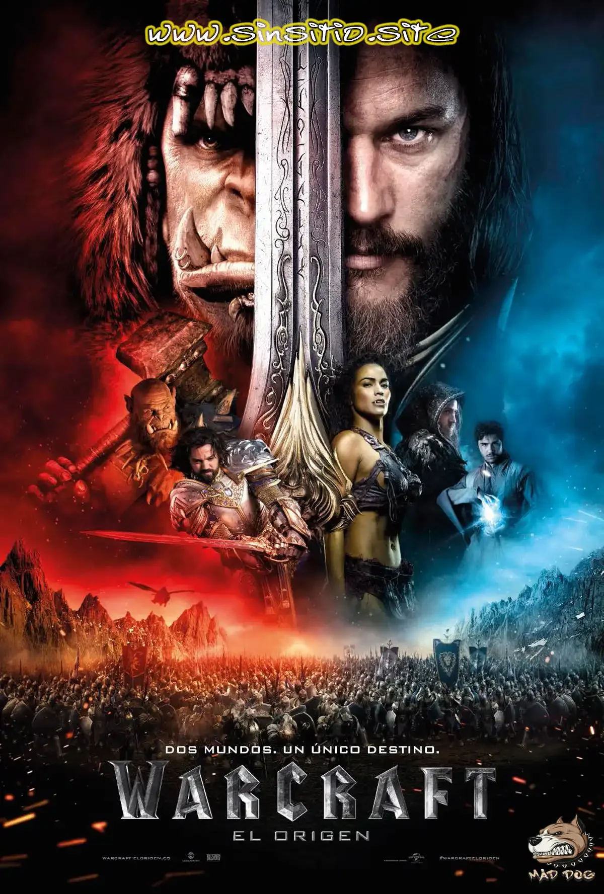Warcraft El origen (2016).BDrip 1080p (Spanish-English+Subs)