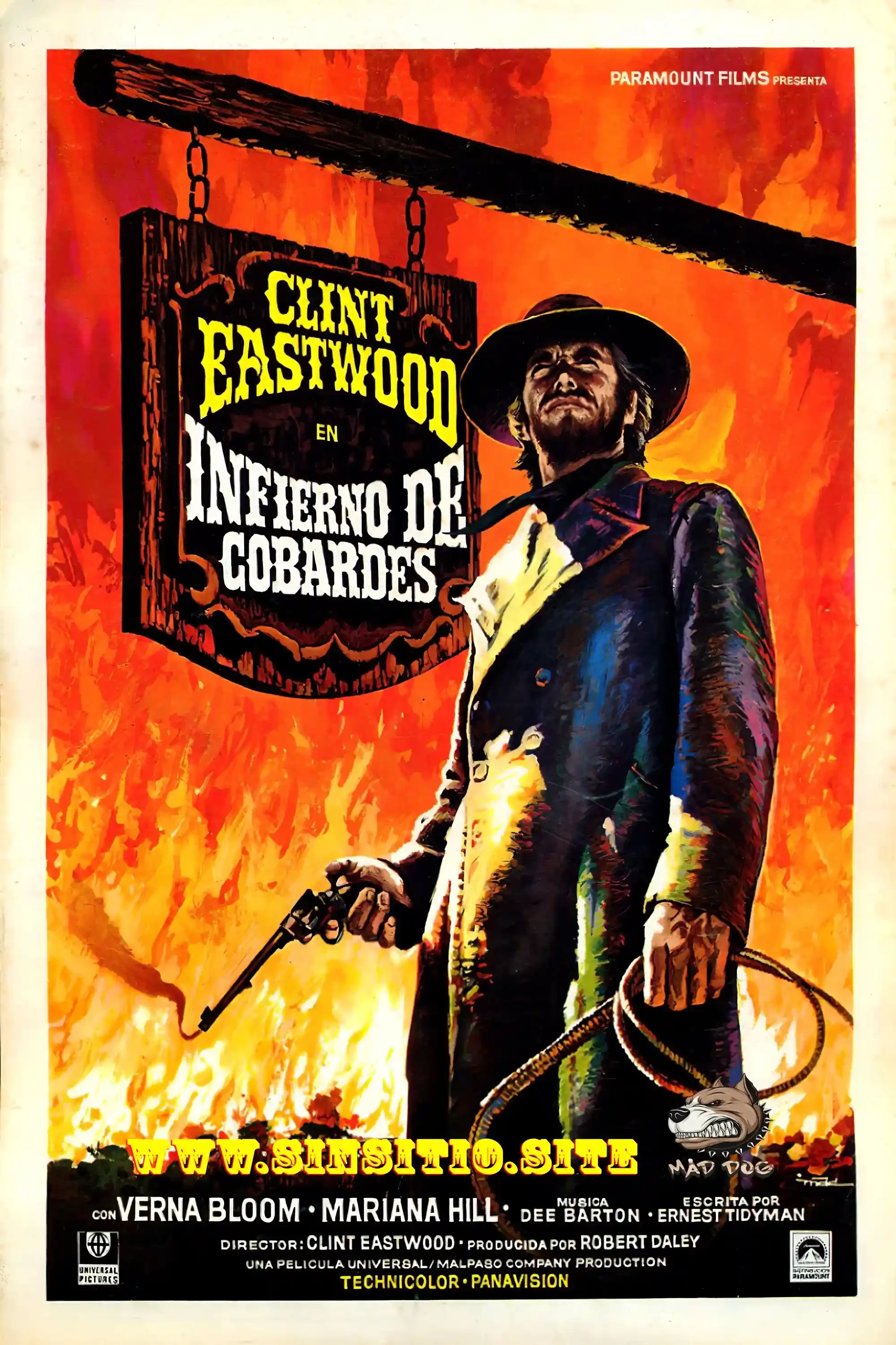 Infierno de cobardes (1973).(High Plains Drifter) BDrip 1080p (Spanish-English+Subt)