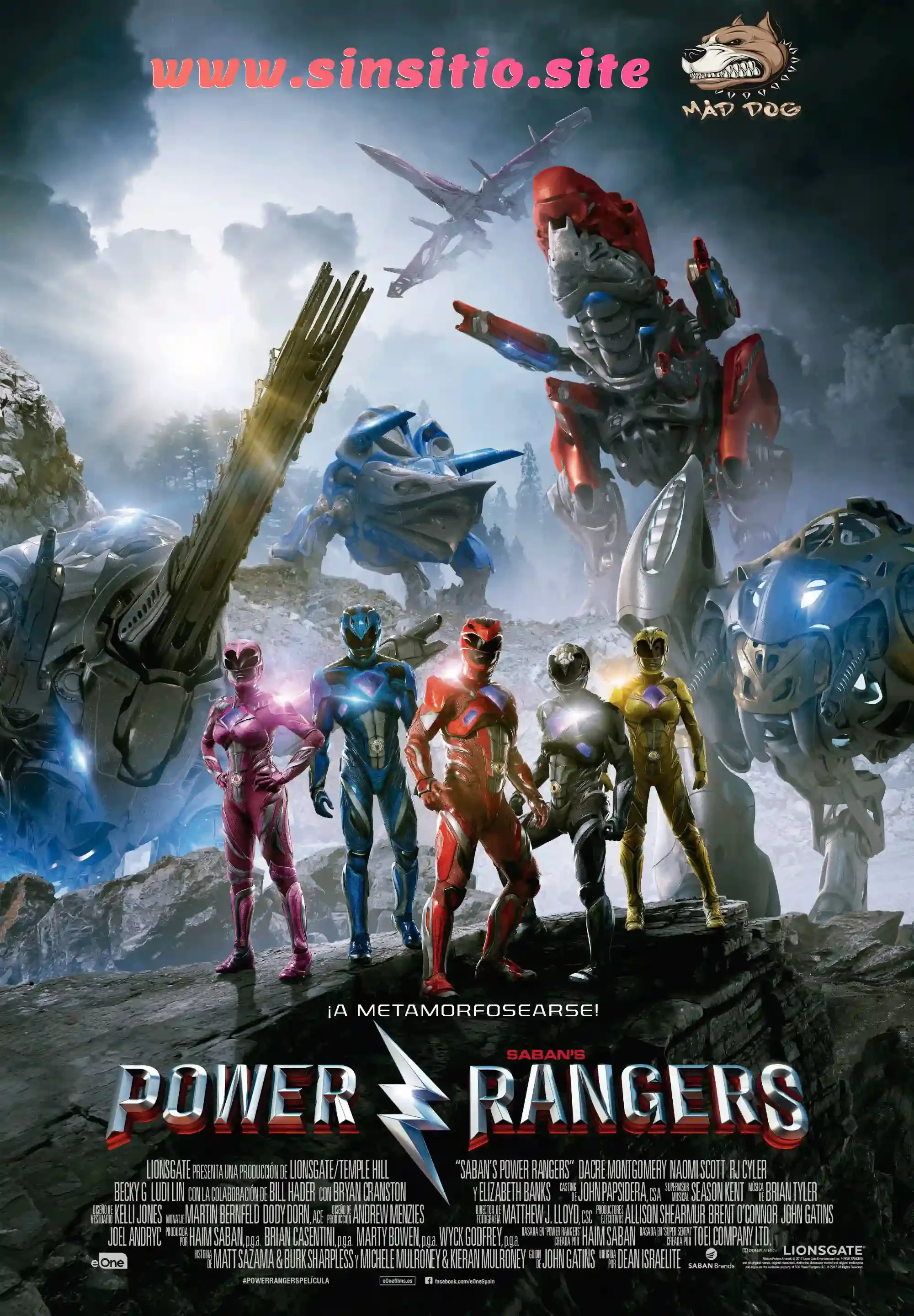 Power Rangers (2017).HD 1080p (Spanish-English+Subt)