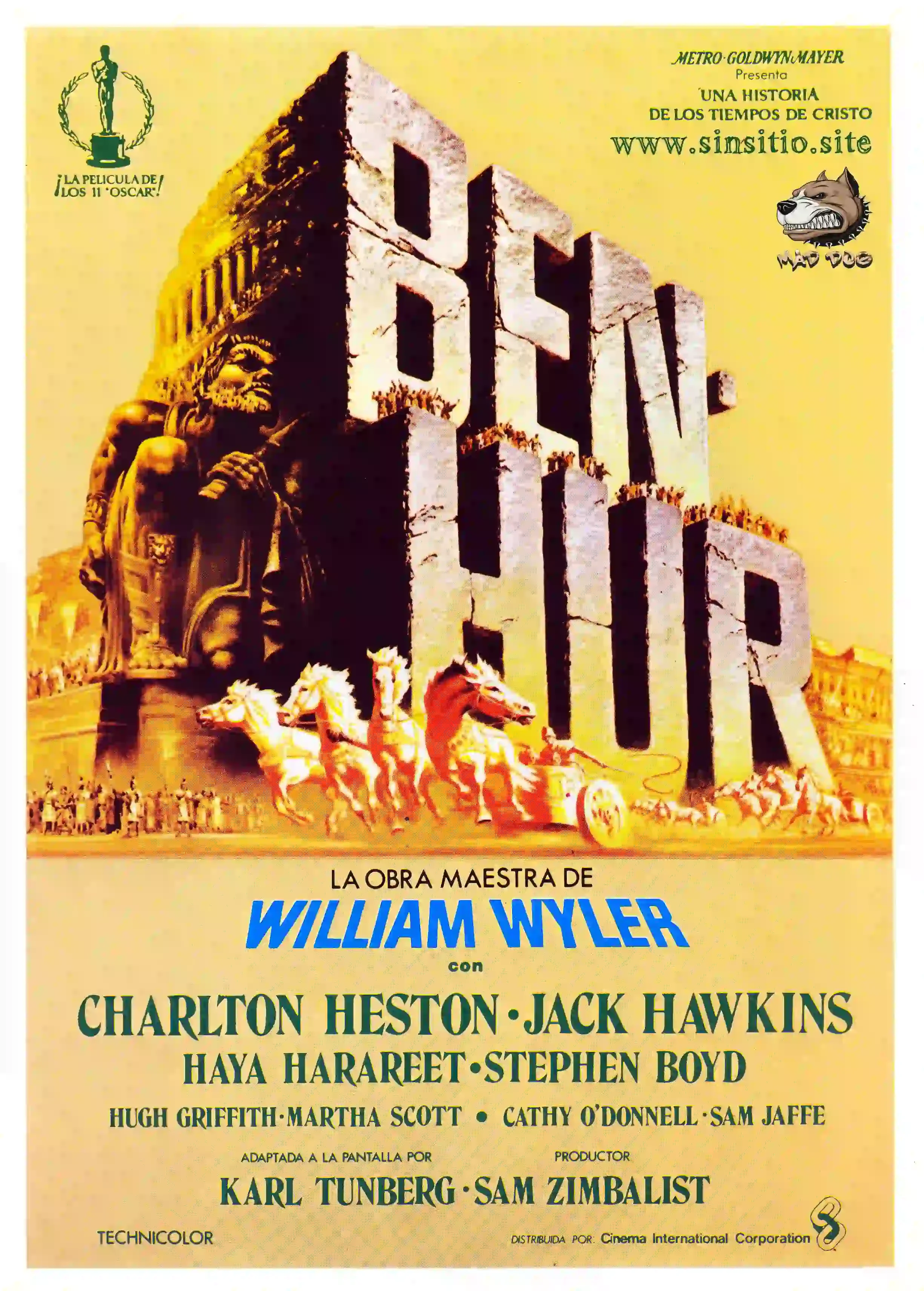 Ben-Hur (1959).(50º aniversario) BDrip 1080p (Spanish-English+Subs)