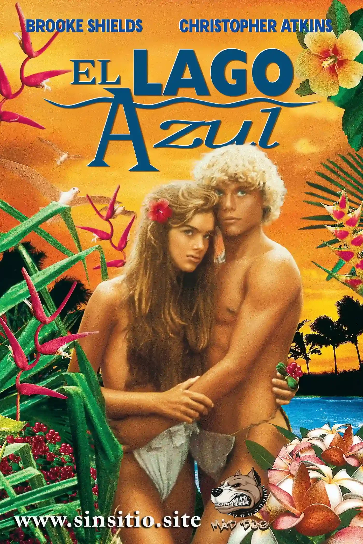 El lago azul (1980).BDrip 1080p (Spanish-English+Subs)