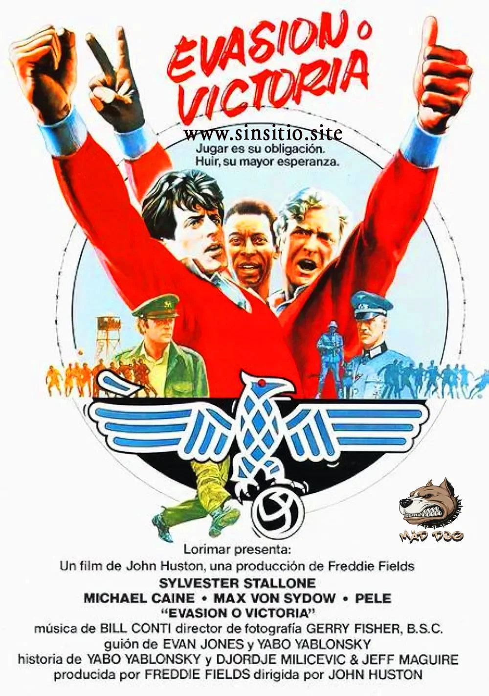 Evasion o victoria (1981).BDrip 1080p (Spanish-English+Subt)