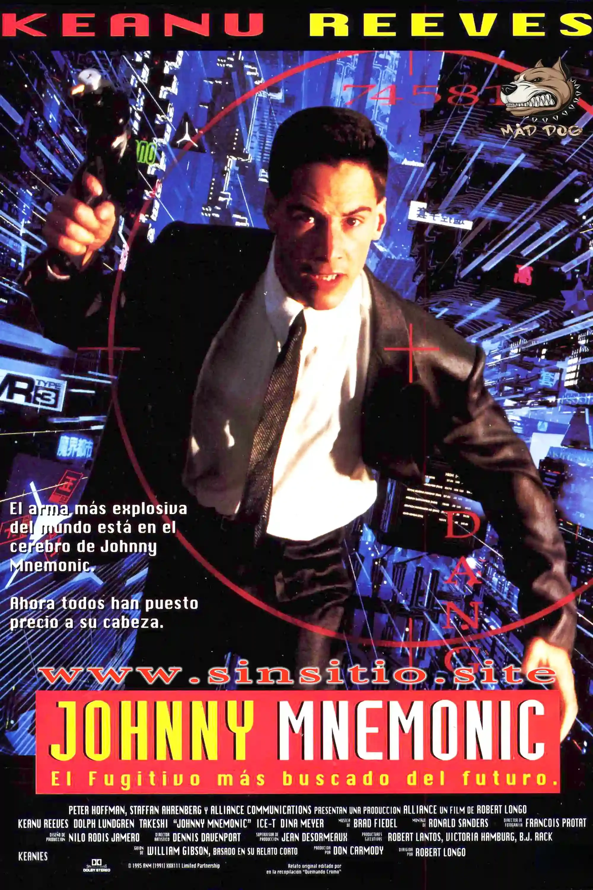 Johnny Mnemonic (1995).HEVC BDrip 1080p (Spanish-English+Subs)
