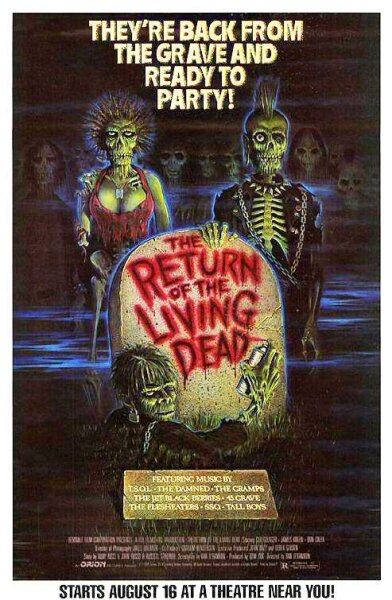 El regreso de los muertos vivientes (1985) BDRip 1080p H264 Castellano  Ingles AC3 2.0 Subt