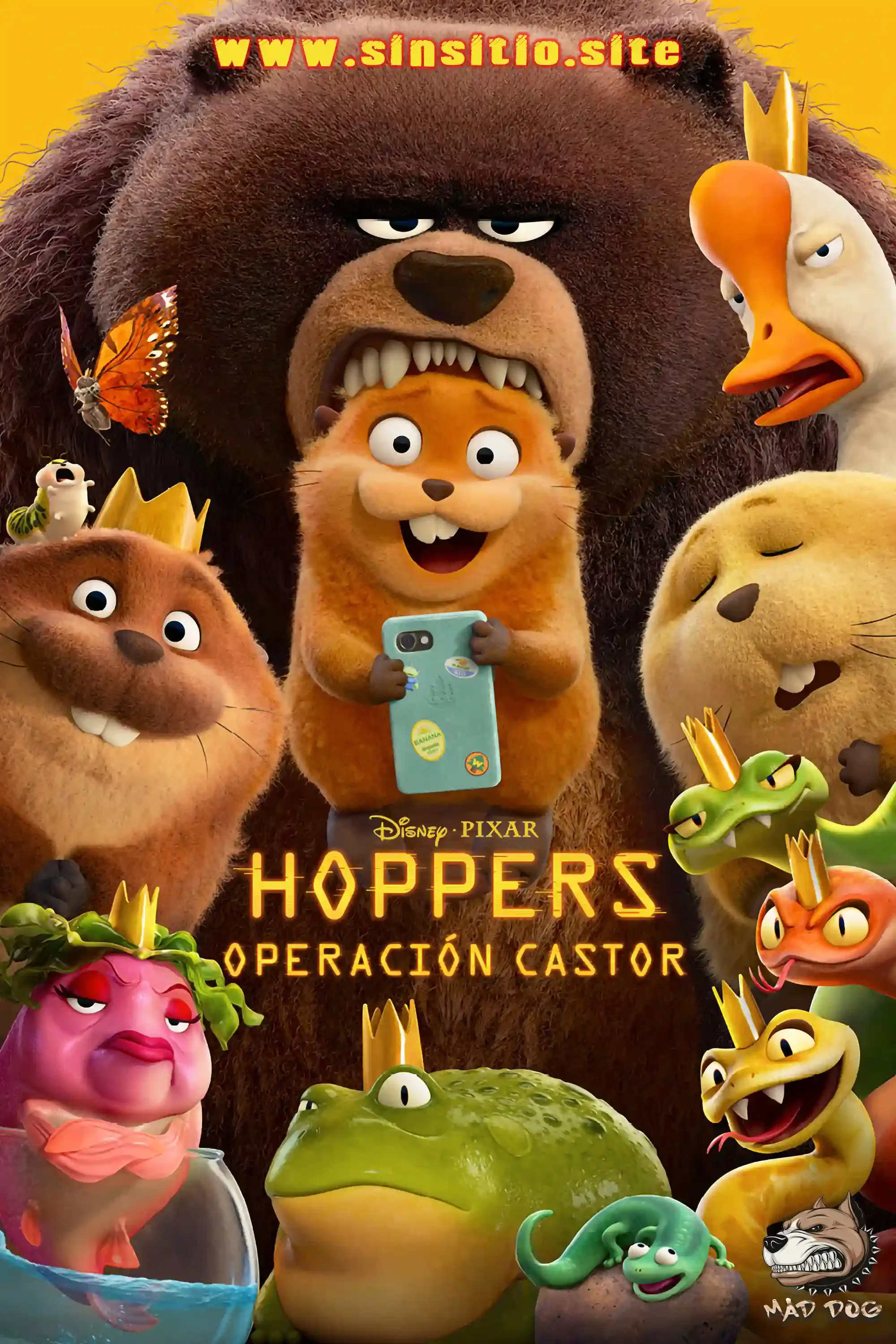 Hoppers (2026).BDrip 1080p (Español Latino-English+Subs)