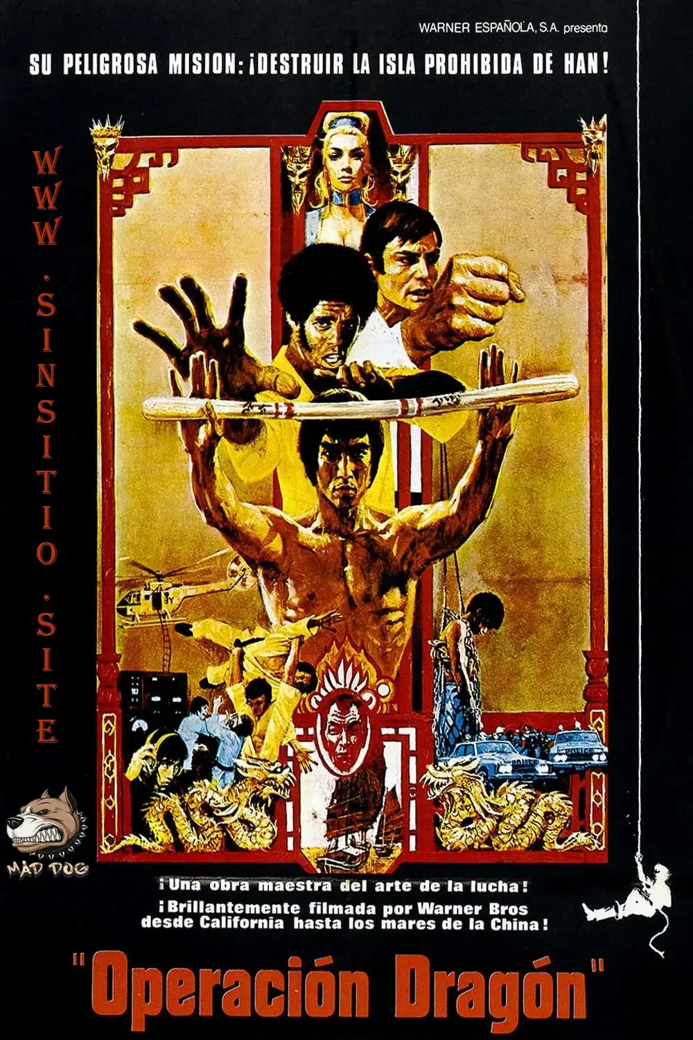 Operación Dragón (1973).(Remasterizada).MicroHD 1080p (Spanish-English+Subs)