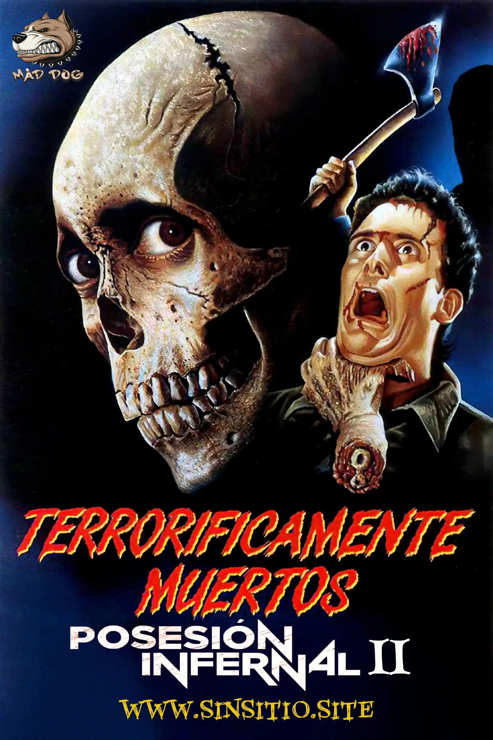 Posesión infernal II,Terrorificamente muertos (1987).BDrip 1080p (Spanish-English+Subs)