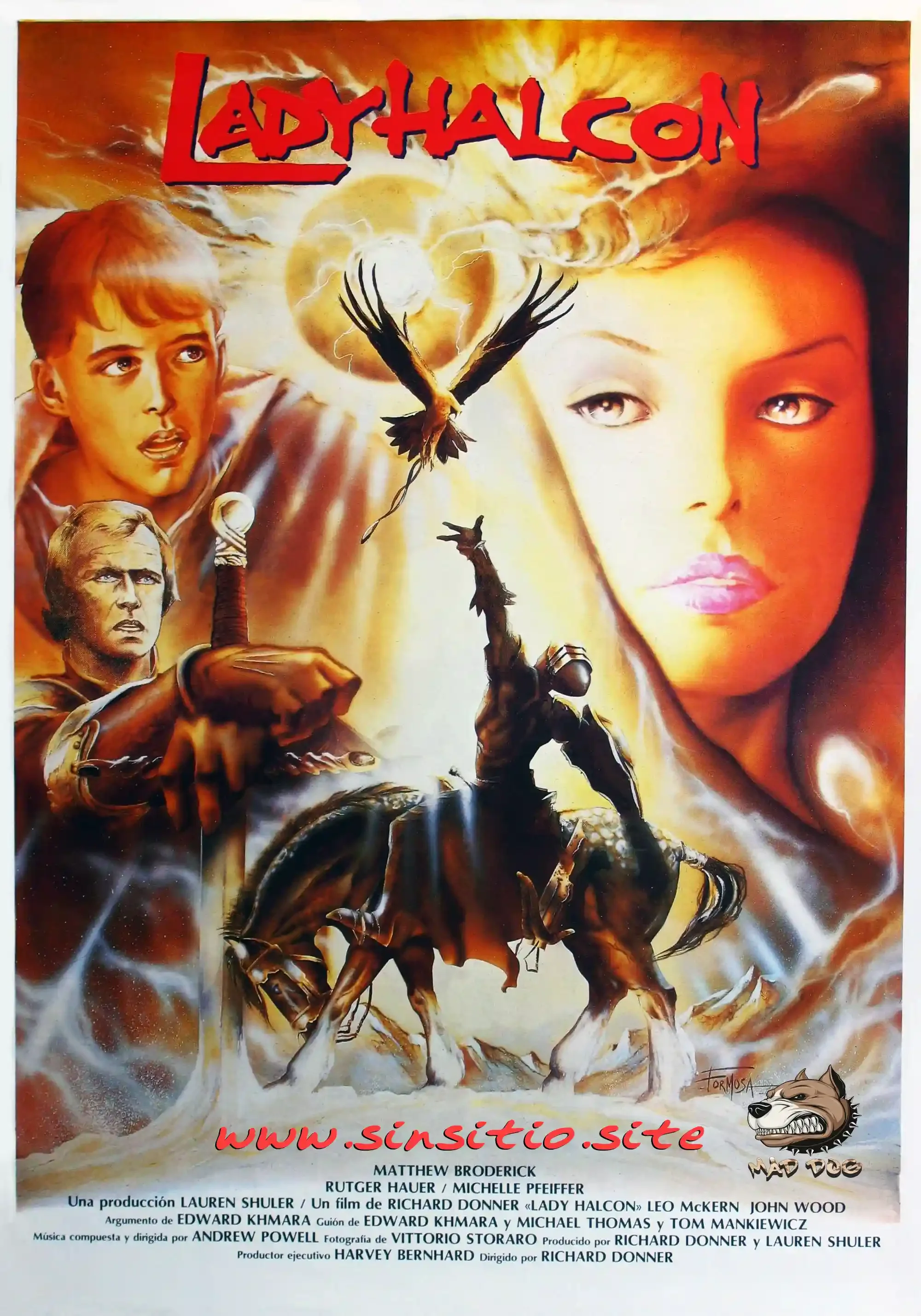Lady Halcón (1985).BDrip 1080p (Spanish-English+Subs)